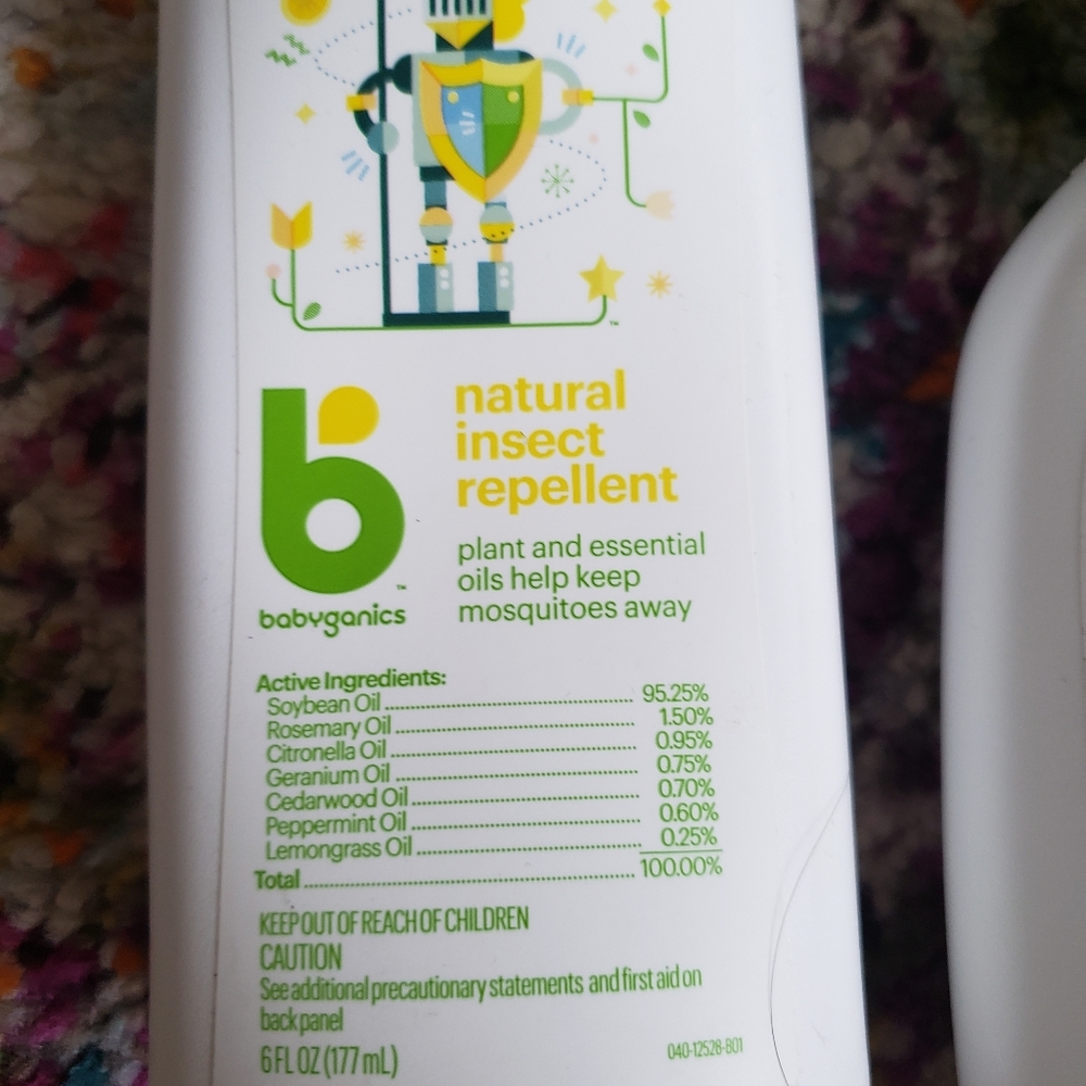 Babyganics Sunscreen & Insect Repellant All Natural NEW - Picture 3 of 4
